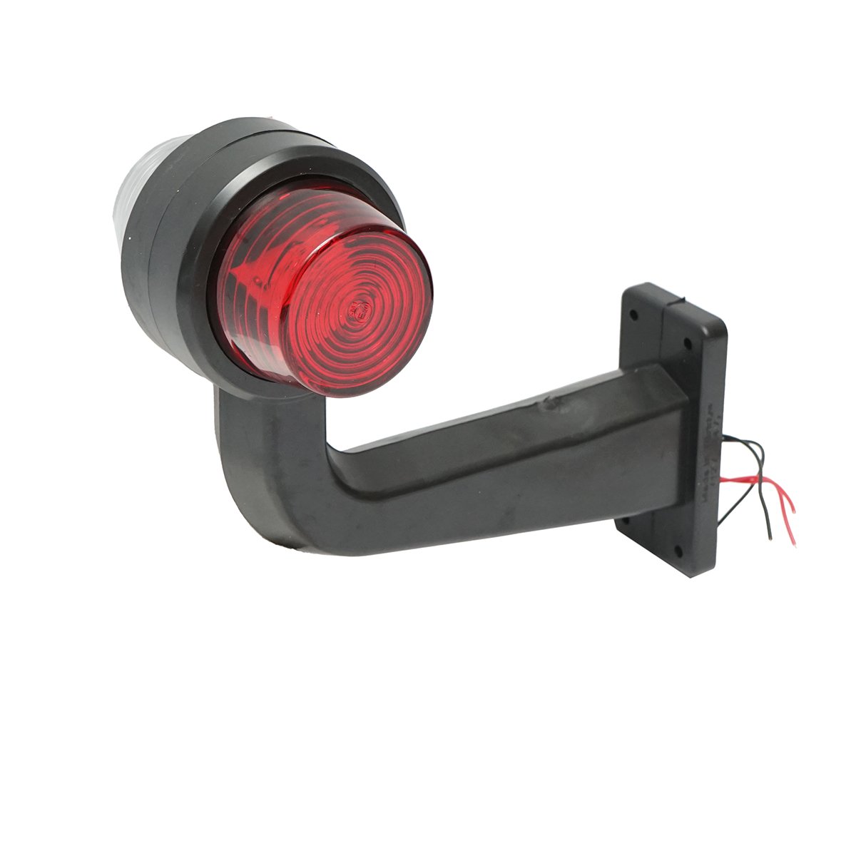 Set lampi laterale gabarit LED cu brat 12-24V, rosu-alb FR0157 Breckner Germany